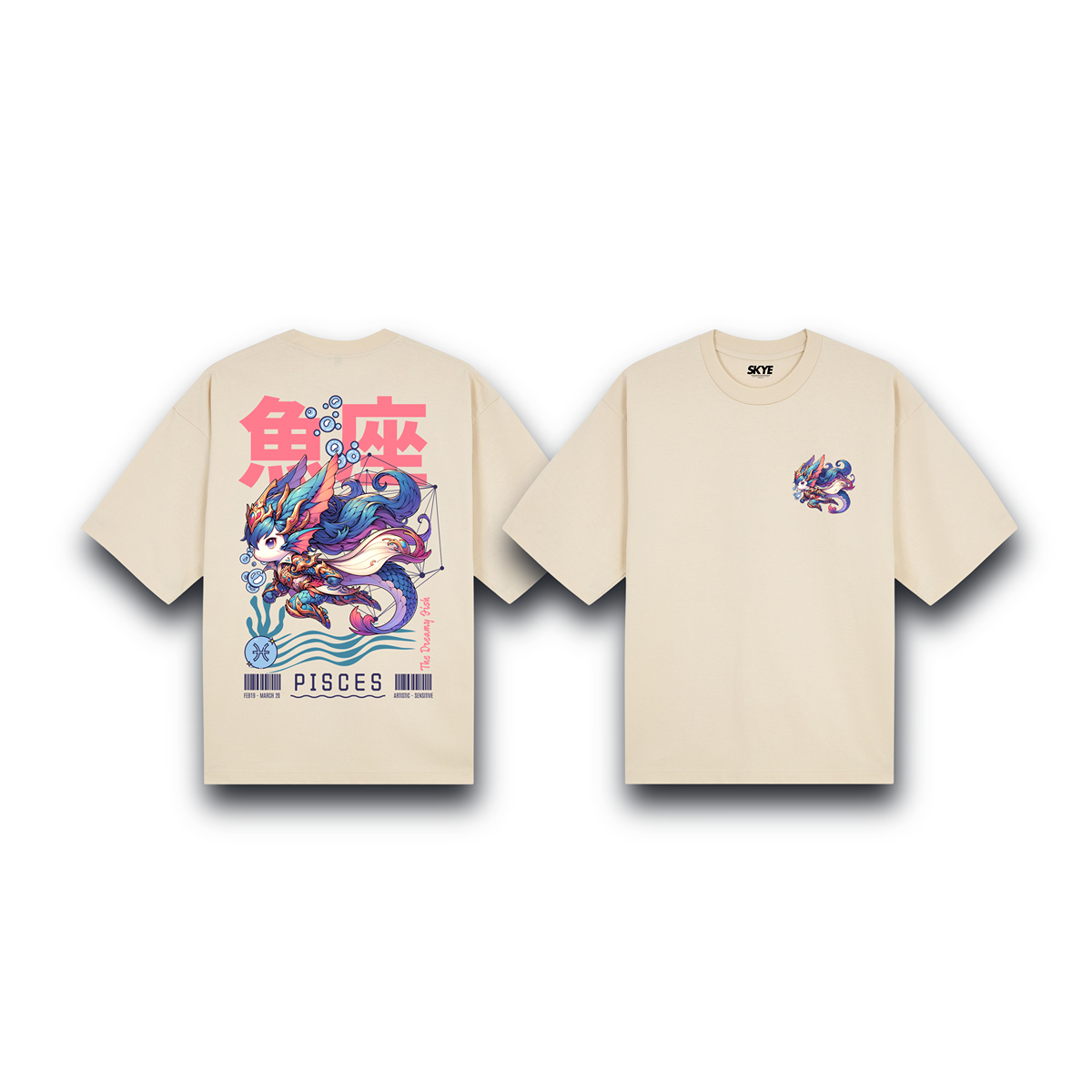 Skye103_Oversized_Tee_Pisces_Armor_Zodiac_Chibi_Oats