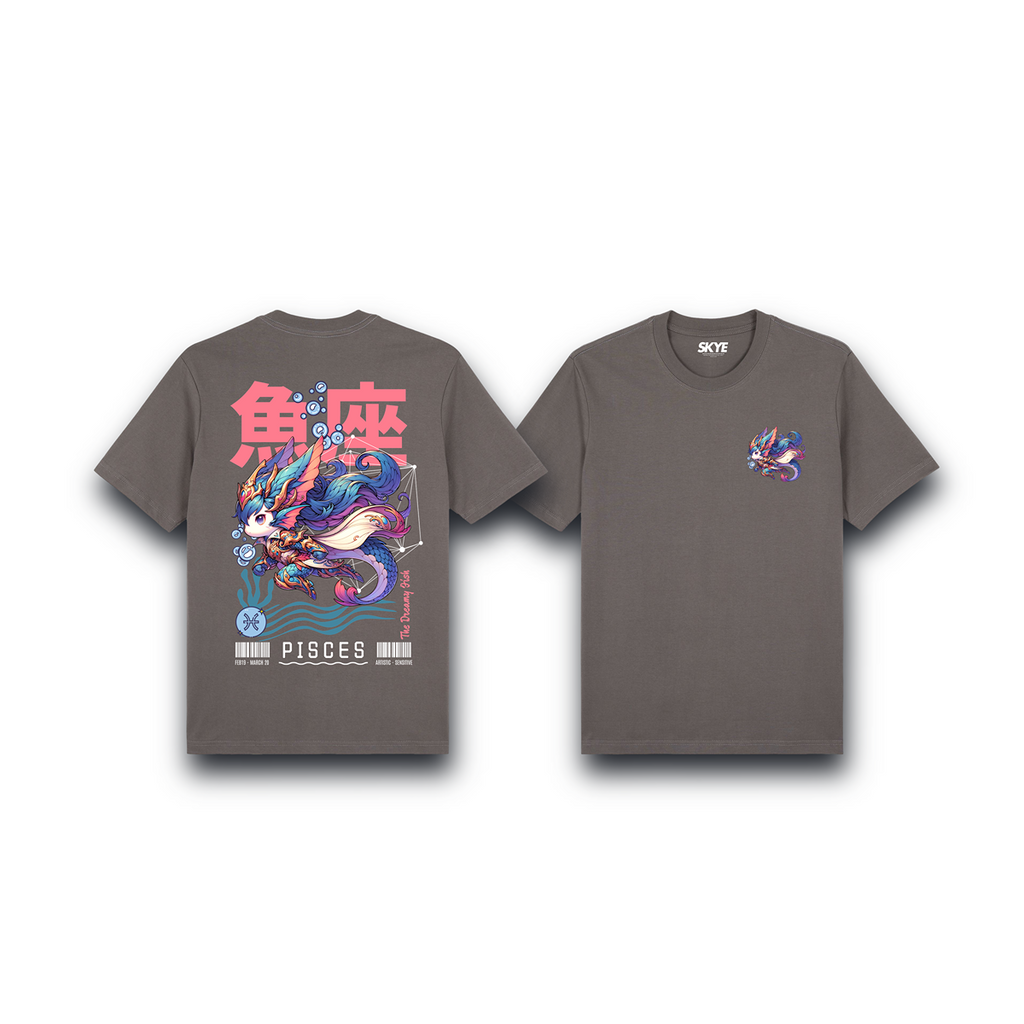 Skye103_Premium_Tee_Pisces_Armor_Zodiac_Chibi_Gray