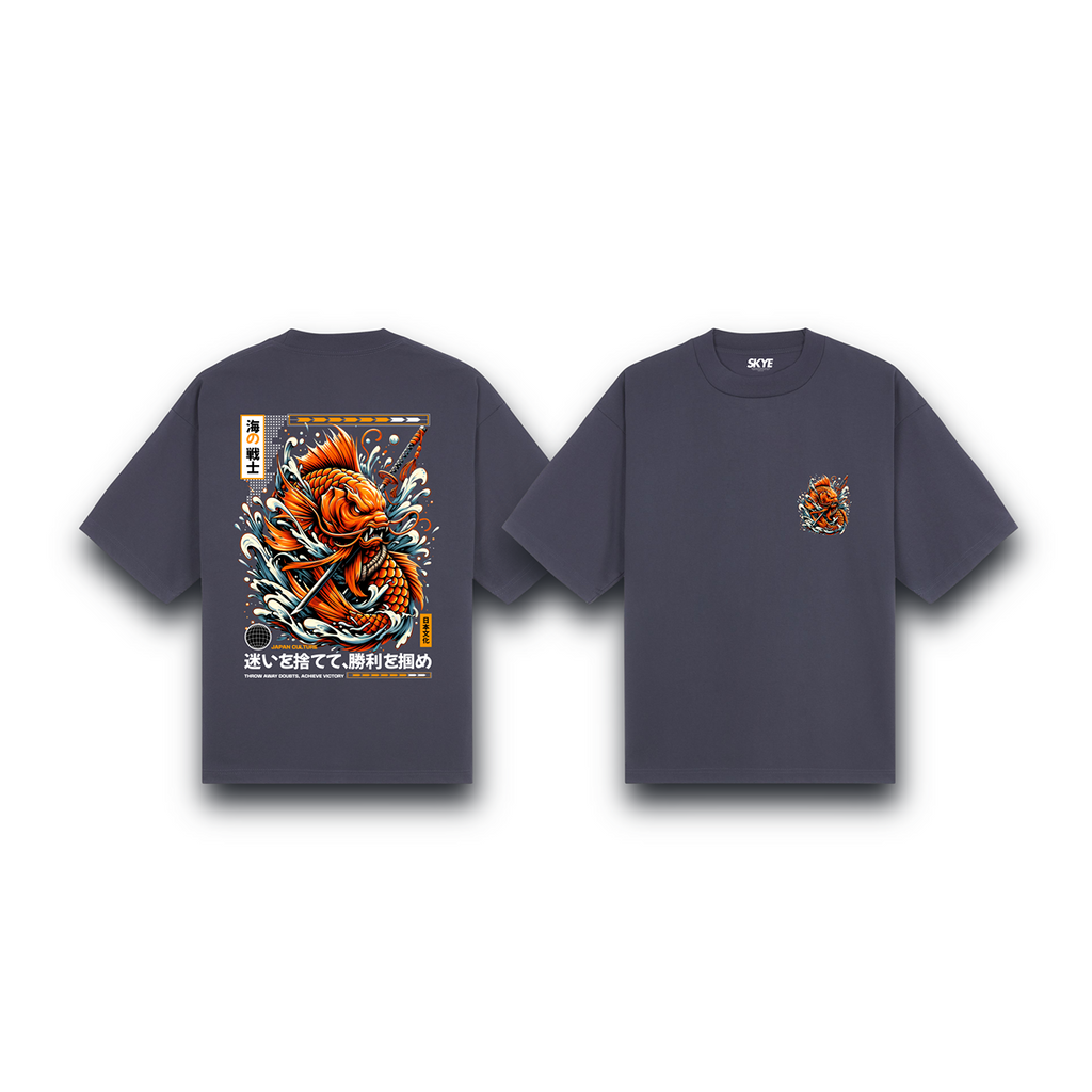 Skye105_Oversized_Tee_Koi_Ronin_Gray