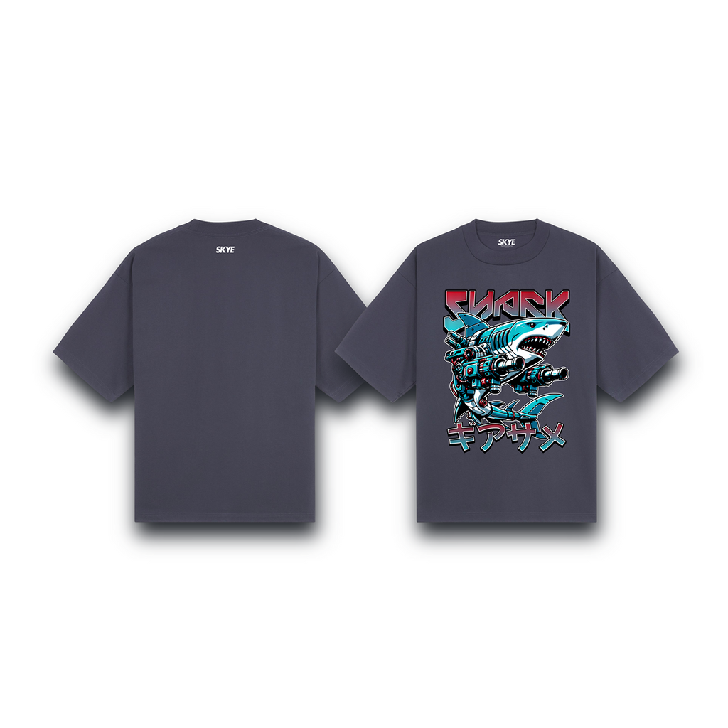 Skye106_Oversized_Tee_Mecha_Shark_Gray