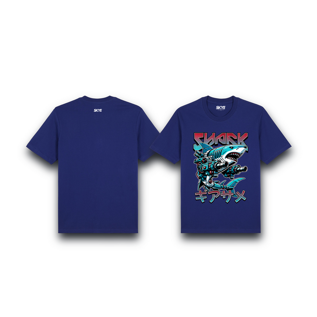 Skye106_Premium_Tee_Mecha_Shark_Blue