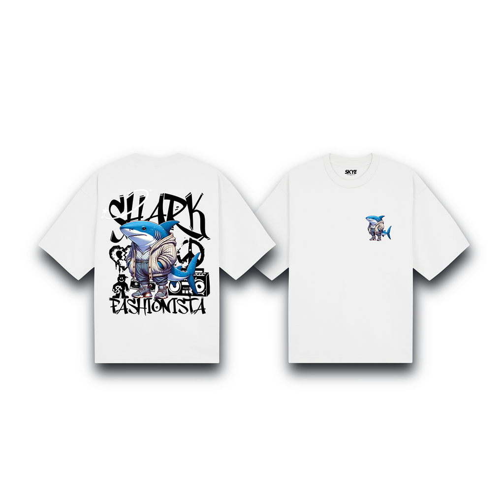 Skye107_Oversized_Tee_Shark_Fashionista_White