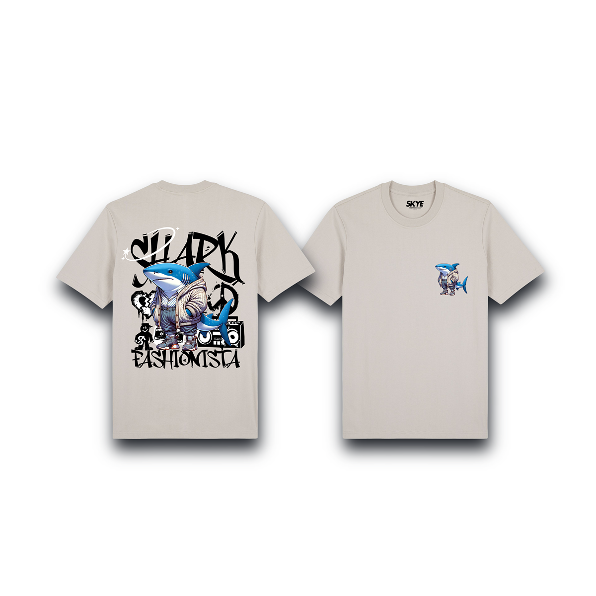 Skye107_Premium_Tee_Shark_Fashionista_Beige