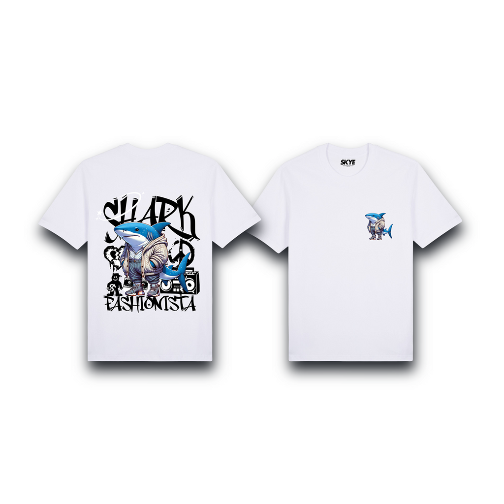 Skye107_Premium_Tee_Shark_Fashionista_White