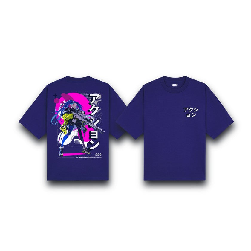 Skye15_Oversized_Tee_My_Soul_Burns_Brighter_Than_My_Fear_Dark_Blue