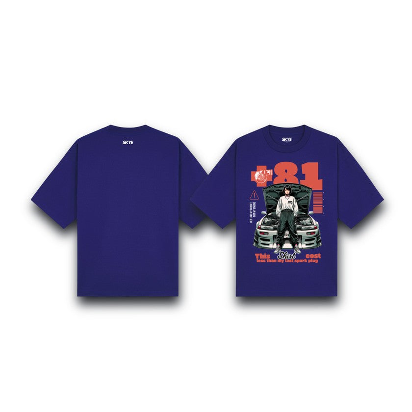 Skye16_Oversized_Tee_Redline_My_Budget_Not_My_Engine_Dark_Blue