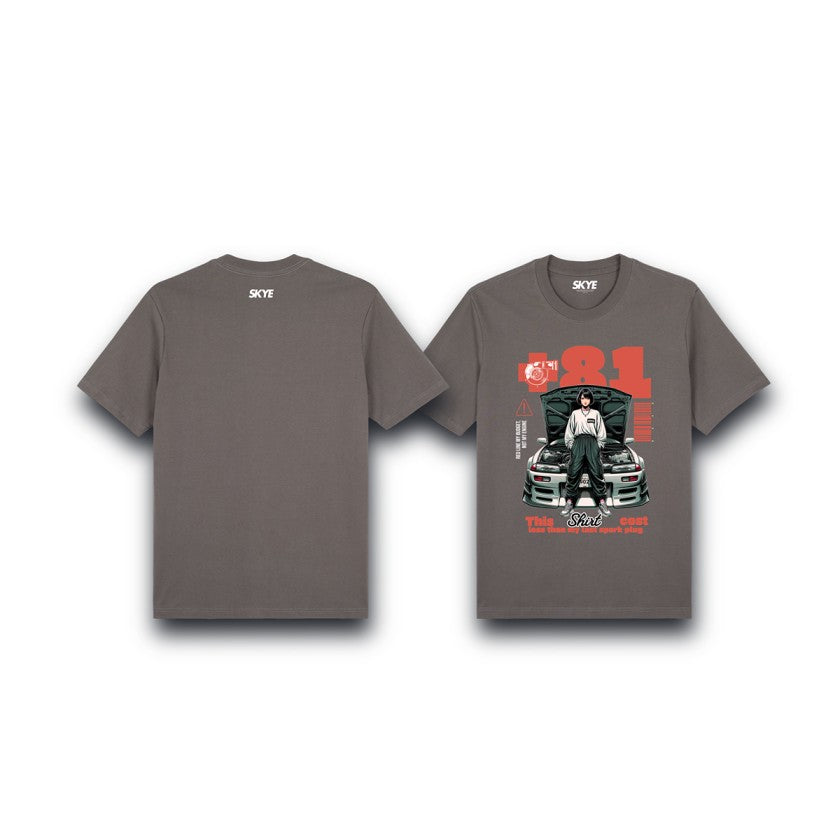 Skye16_Premium_Tee_Redline_My_Budget_Not_My_Engine_Gray