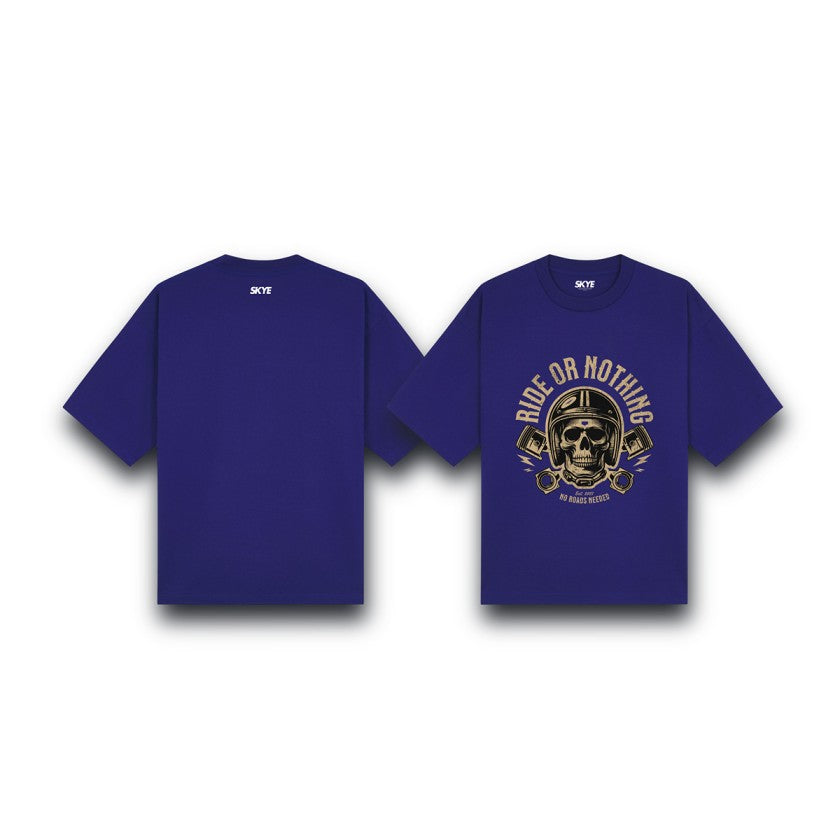Skye20_Oversized_Tee_Ride_or_Nothing_Dark_Blue