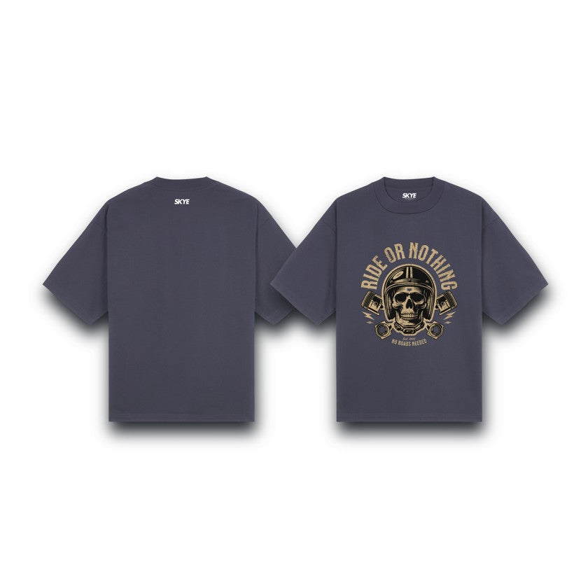 Skye20_Oversized_Tee_Ride_or_Nothing_Gray
