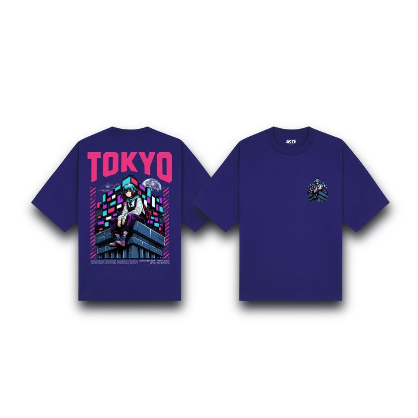 Skye21_Oversized_Tee_Where_Neon_Breathes_Dark_Blue