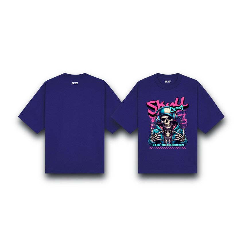 Skye36_Oversized_Tee_Skull_Beat_Dark_Blue