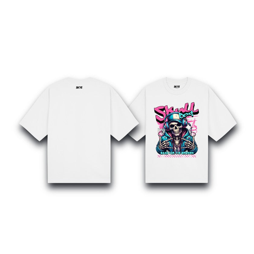 Skye36_Oversized_Tee_Skull_Beat_White