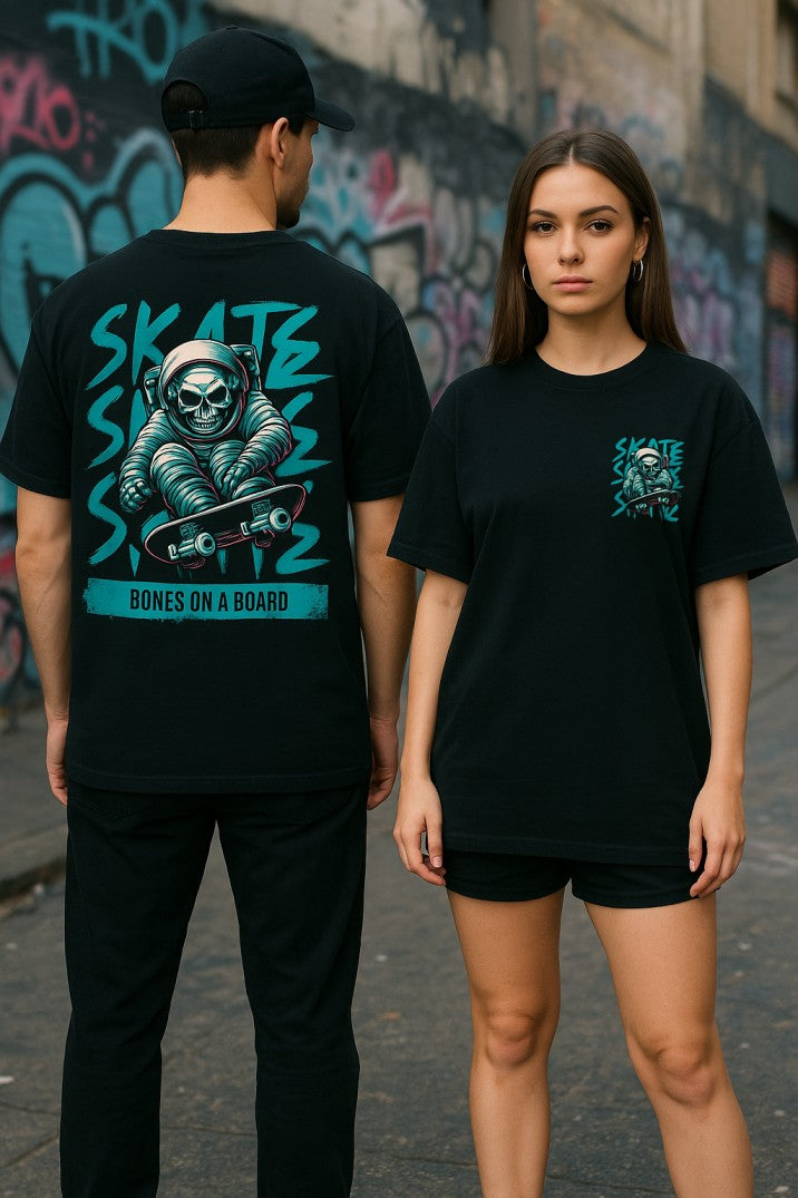Skye37_Oversized_Tee_Skull_Skate_Black