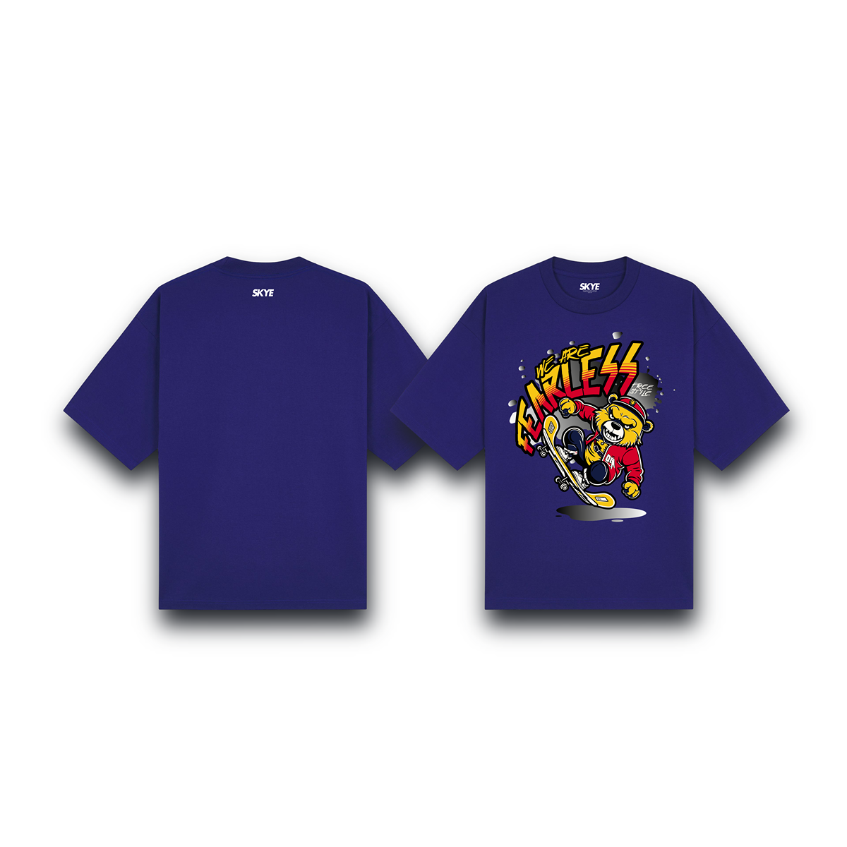 Skye38_Oversized_Tee_We_Are_Fearless_Dark_Blue