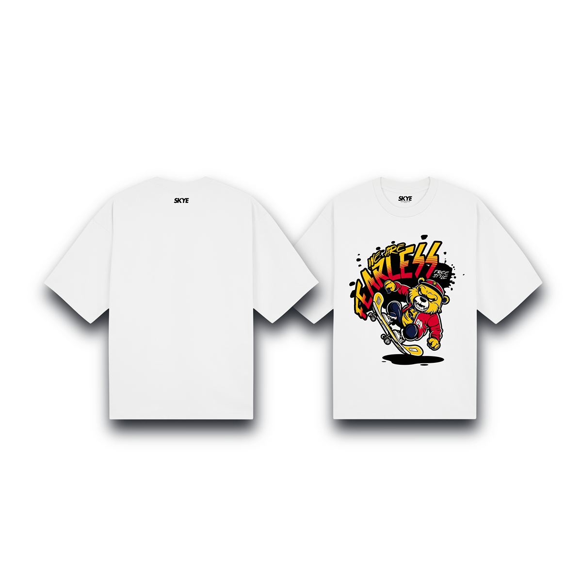 Skye38_Oversized_Tee_We_Are_Fearless_White