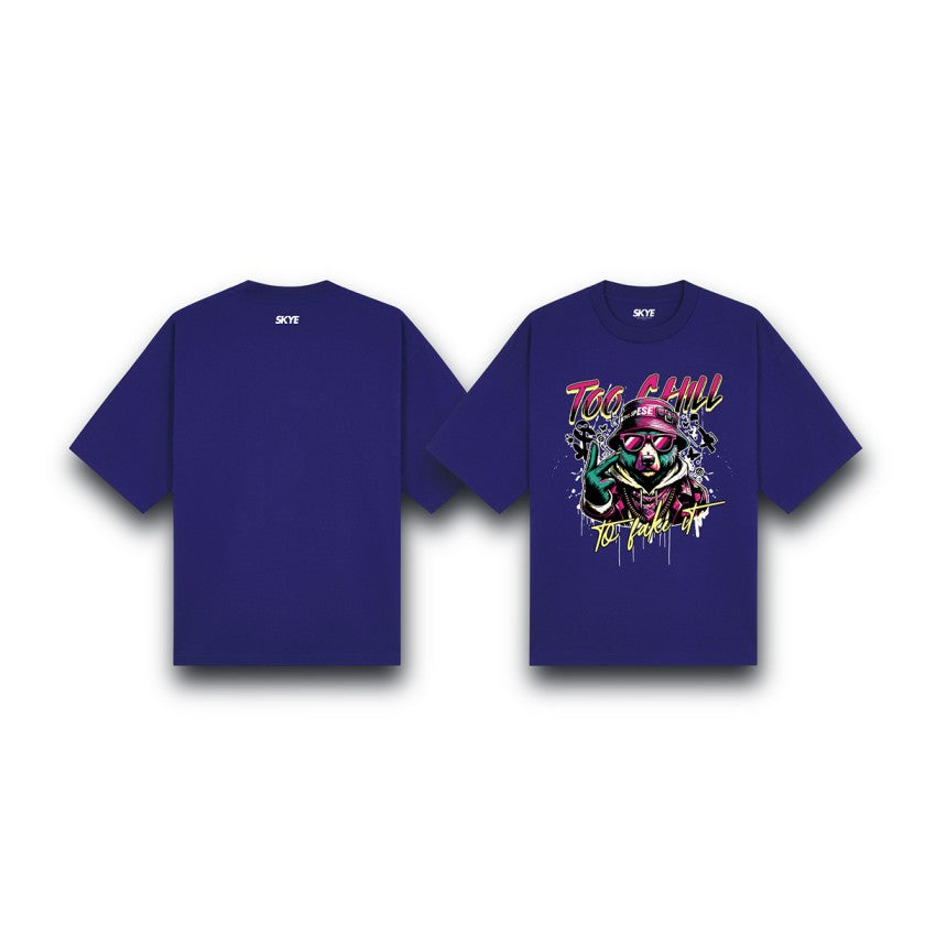 Skye40_Oversized_Tee_Too_Chill_To_Fake_It_Dark_Blue