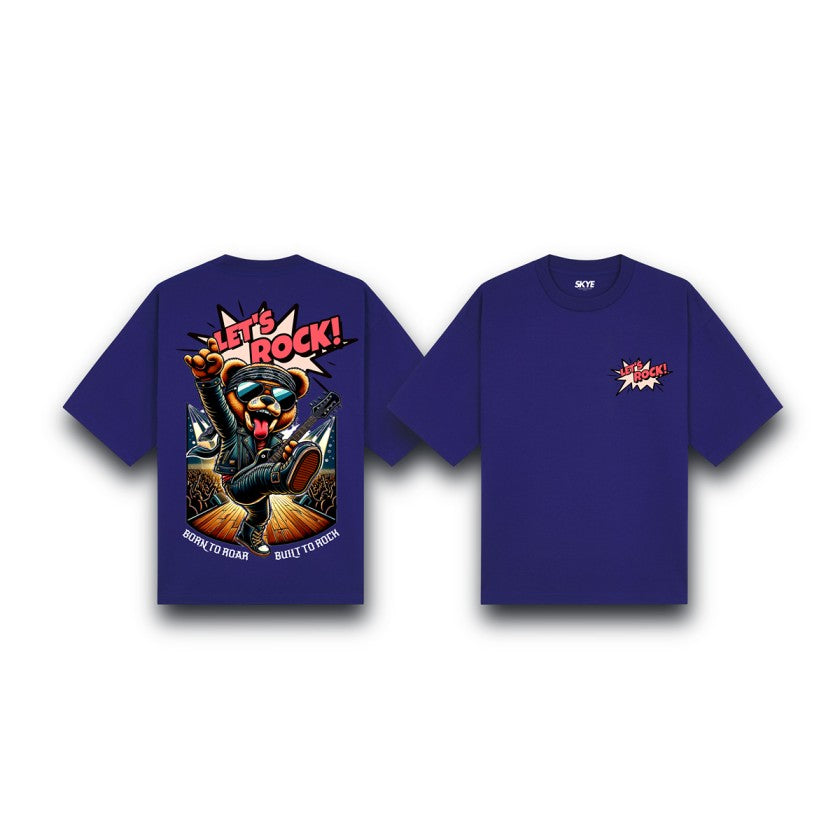 Skye41_Oversized_Tee_Born_To_Roar_Built_To_Rock_Dark_Blue