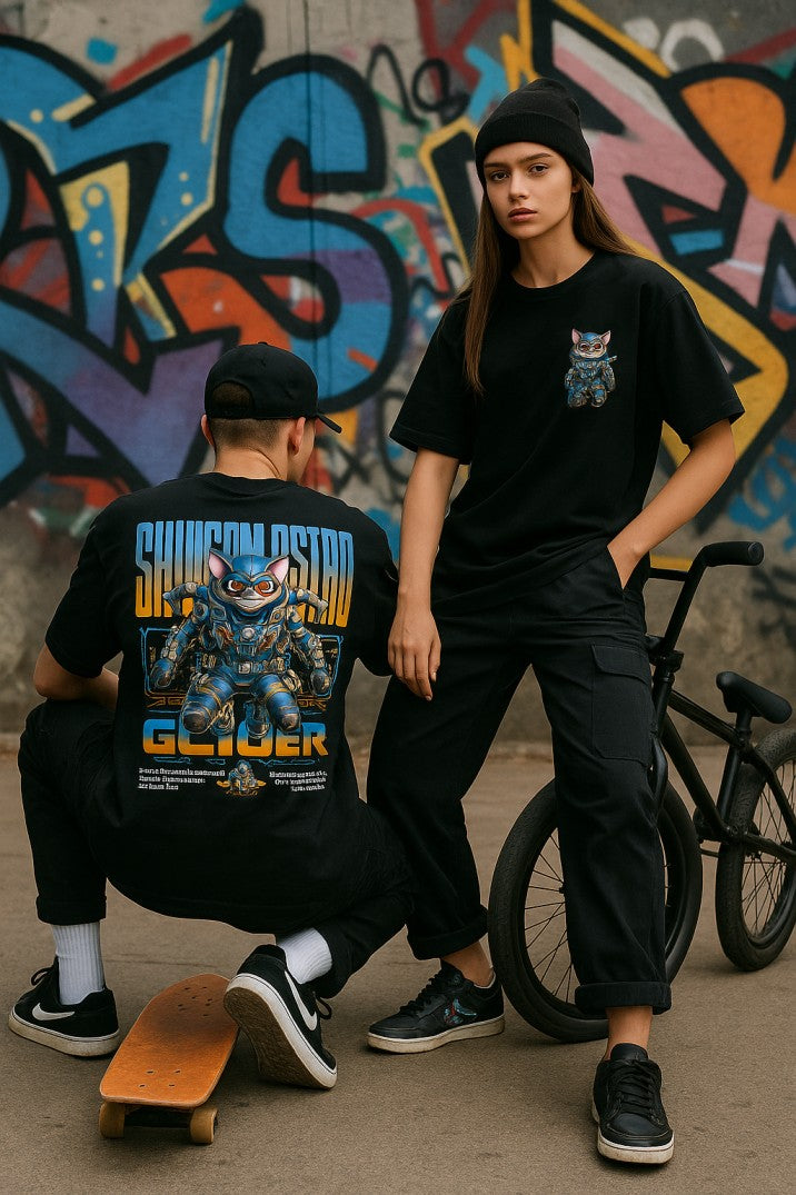 Skye45_Oversized_Tee_Skycat_Astro_Glider_Black