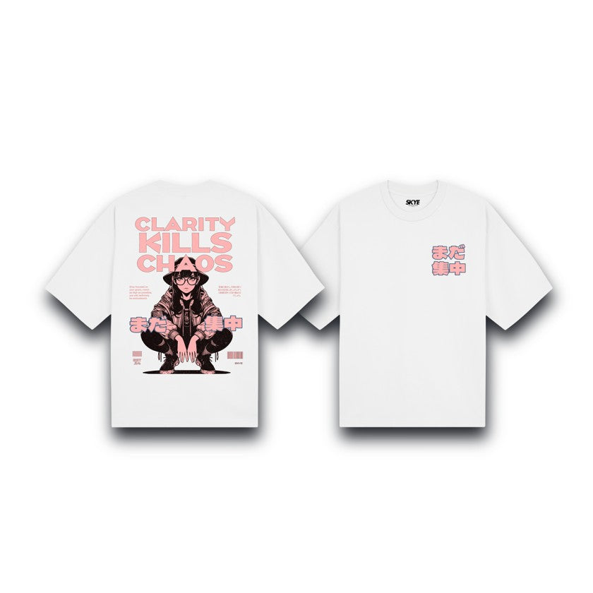 Skye4_Oversized_Tee_Clarity_Kills_Chaos_White