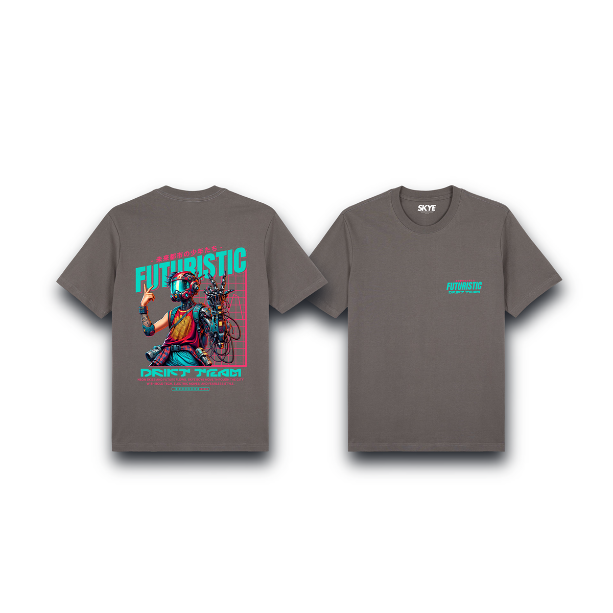Skye51_Premium_Tee_Futuristic_Drift_Team_Gray
