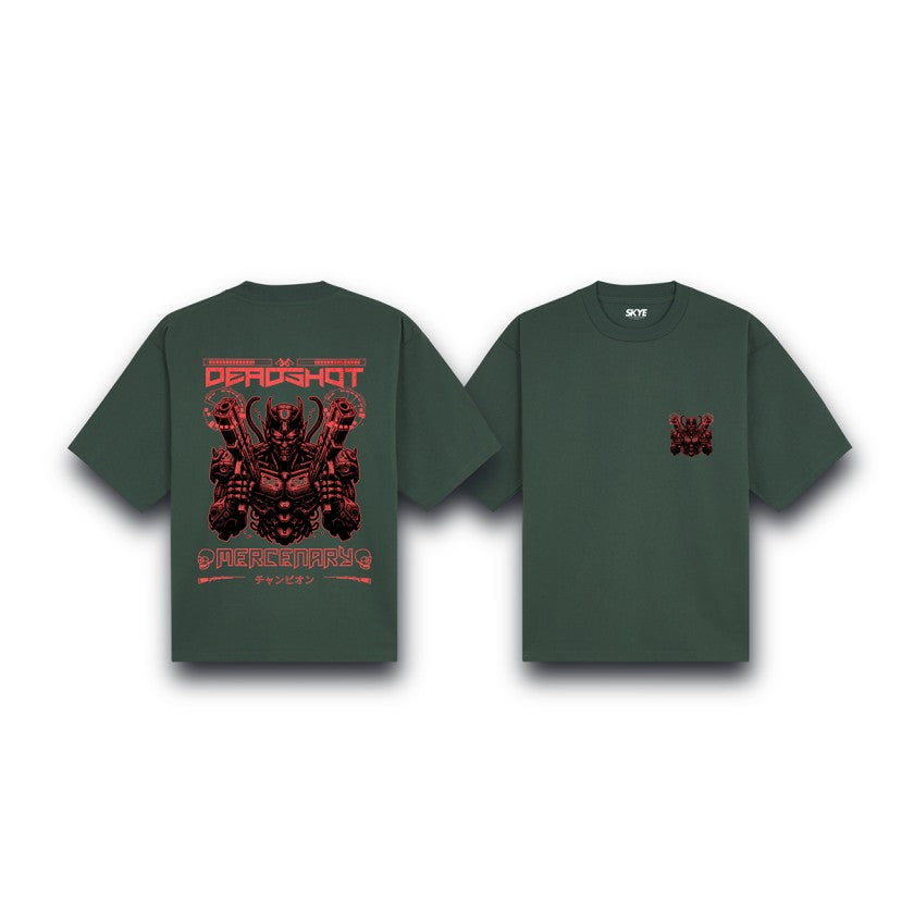Skye55_Oversized_Tee_Deadshot_Mercenary_Dark_Green