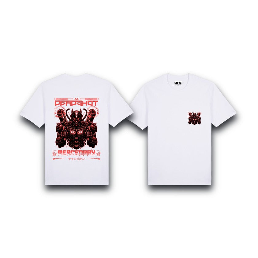 Skye55_Premium_Tee_Deadshot_Mercenary_White