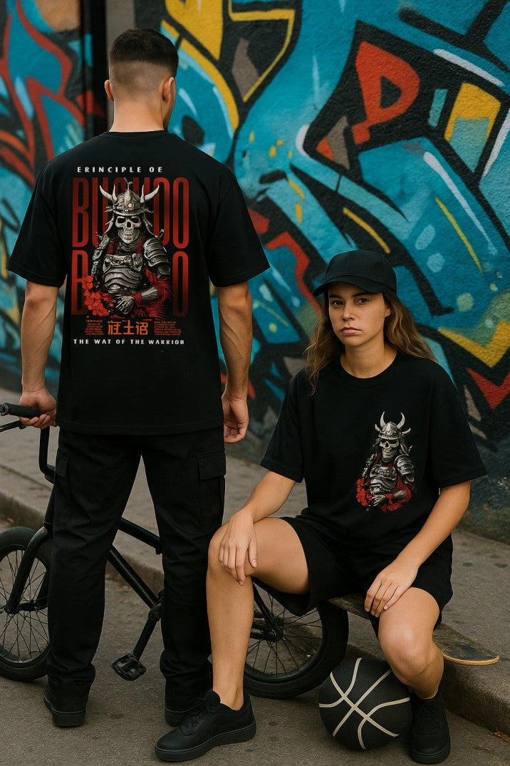 Skye62 Oversized Tee: The Way Of The Warrior Black