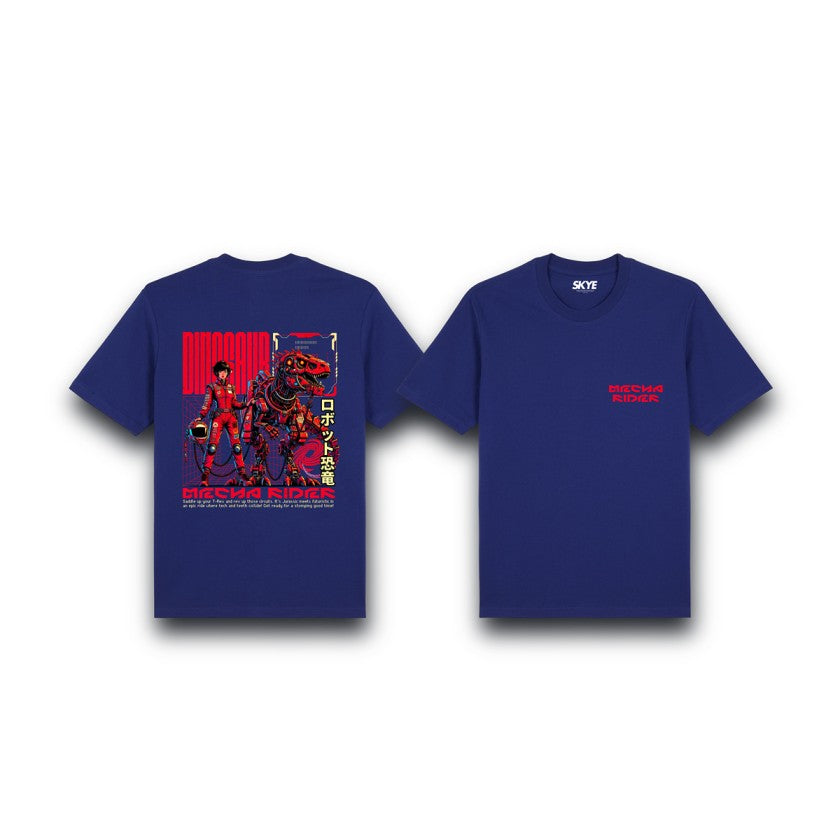 Skye65_Premium_Tee_Black_Mecha_Rider_Blue