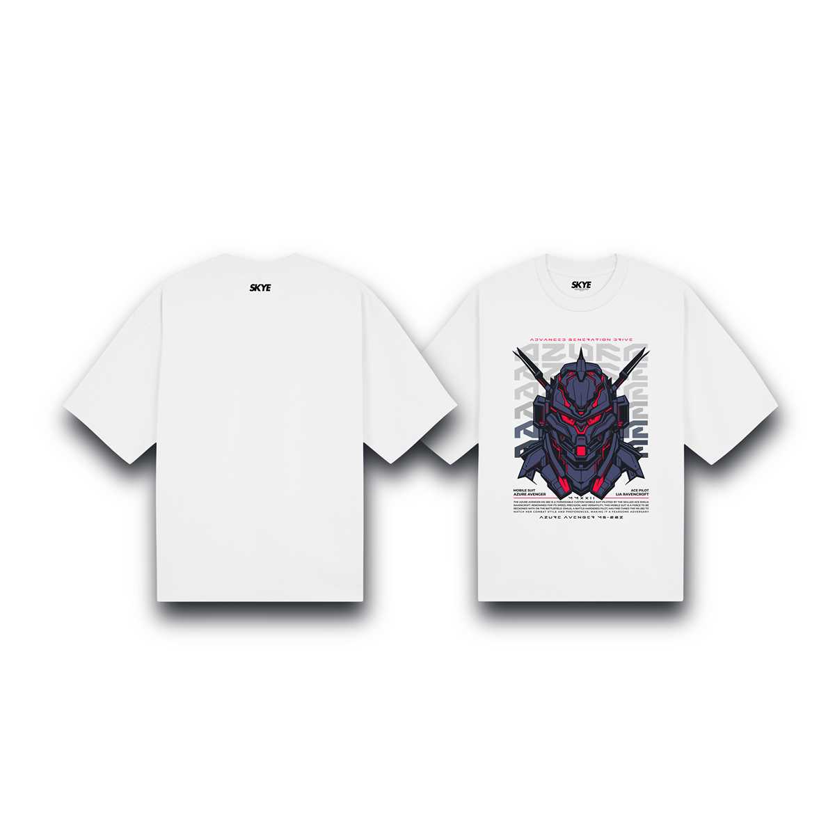 Skye66_Oversized_Tee_Azure_Avenger_White