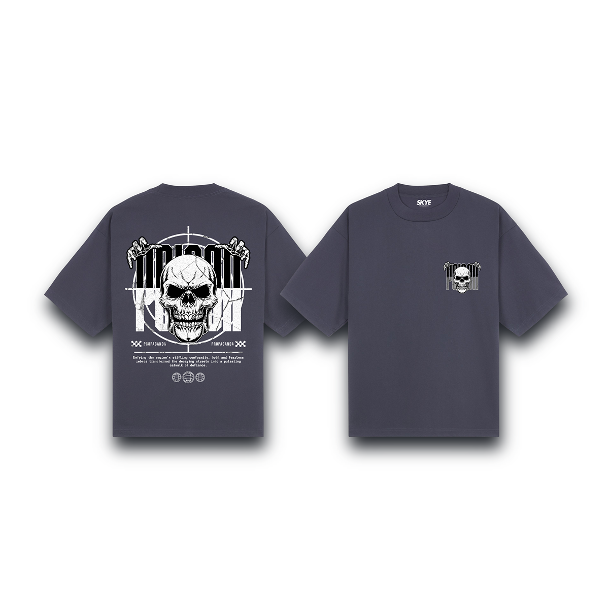 Skye67_Oversized_Tee_Poison_Propaganda_Gray
