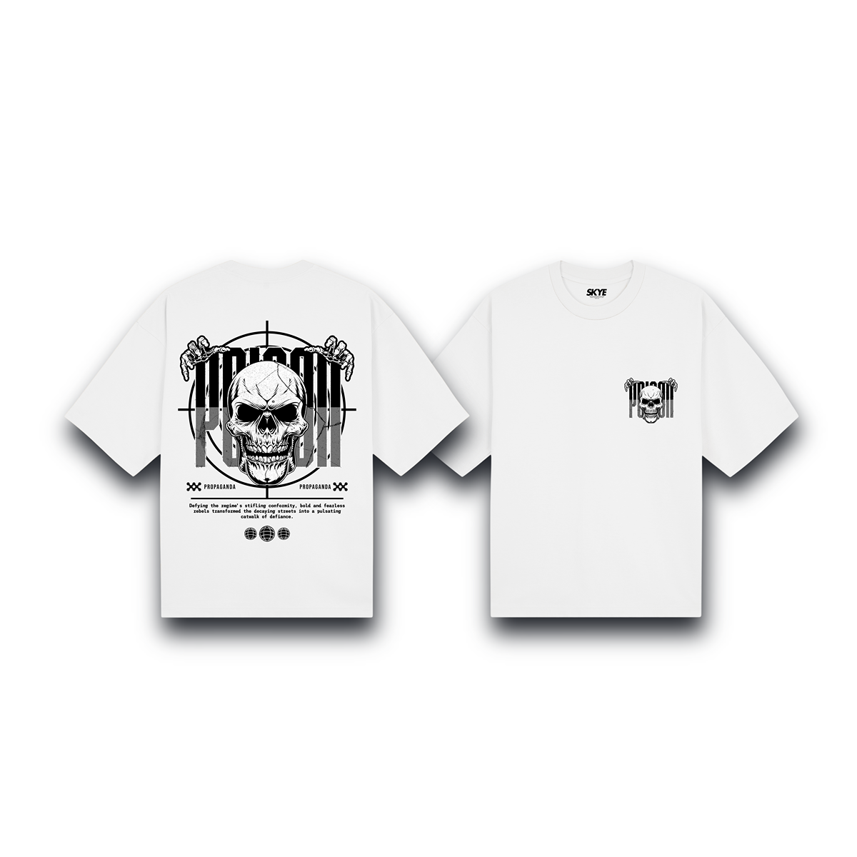 Skye67_Oversized_Tee_Poison_Propaganda_White