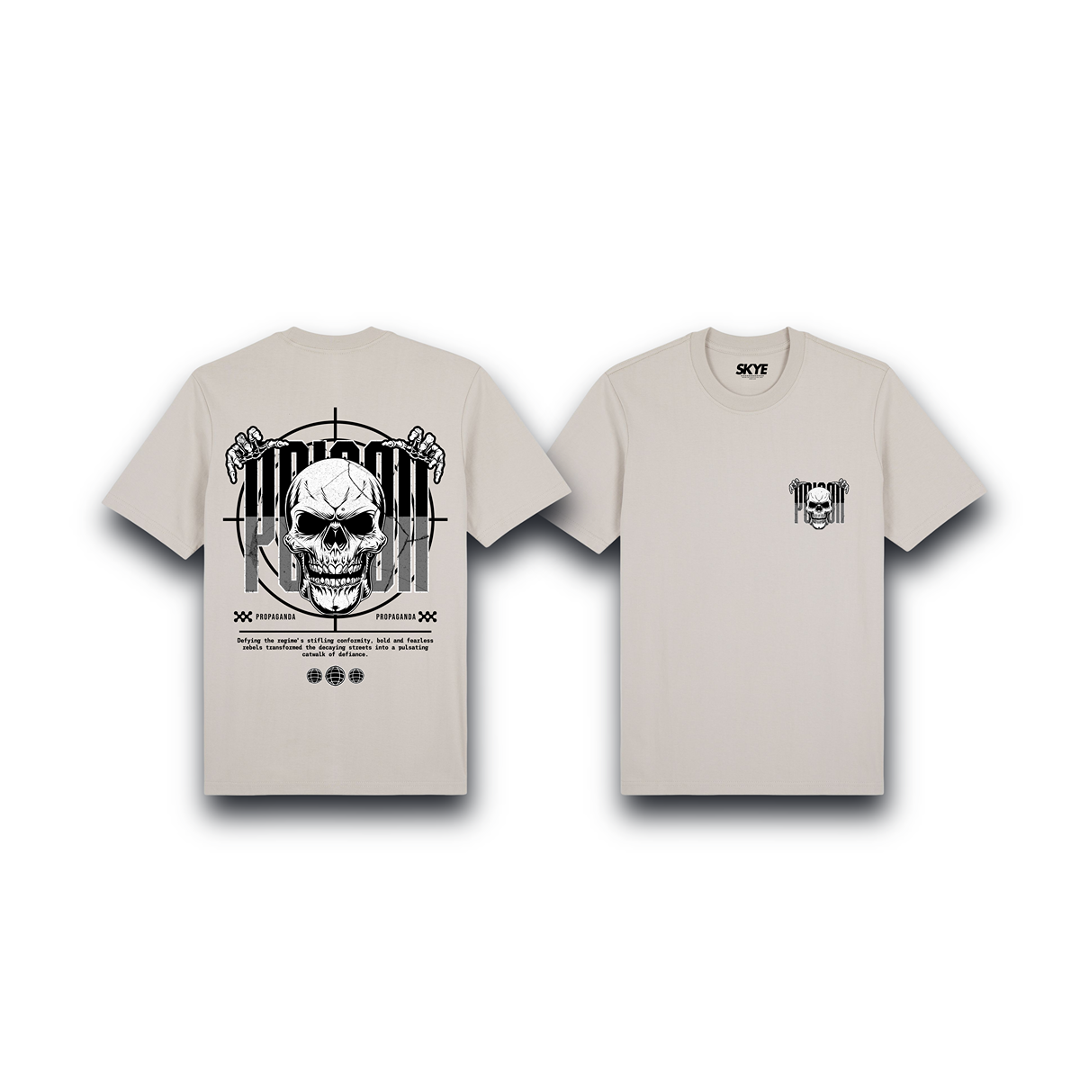 Skye67_Premium_Tee_Poison_Propaganda_Beige