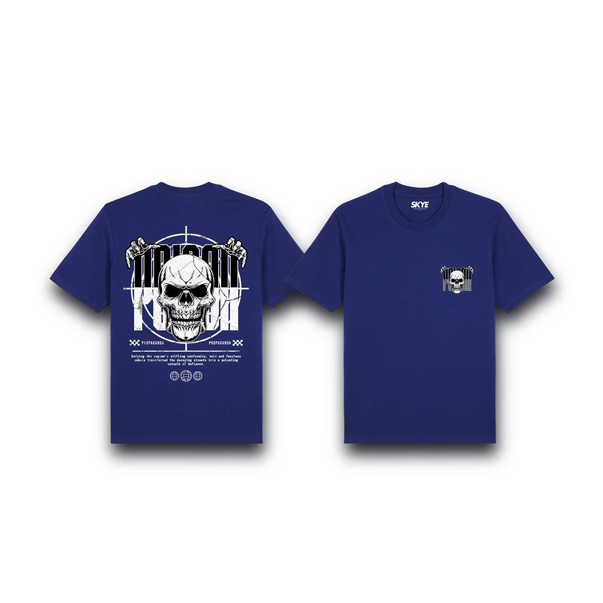 Skye67_Premium_Tee_Poison_Propaganda_Blue