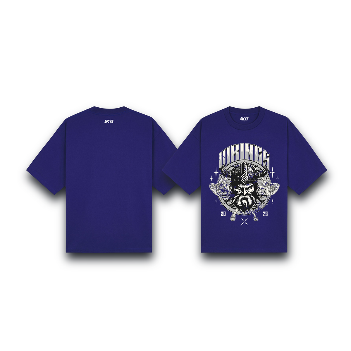 Skye68_Oversized_Tee_Vikings_Dark_Blue