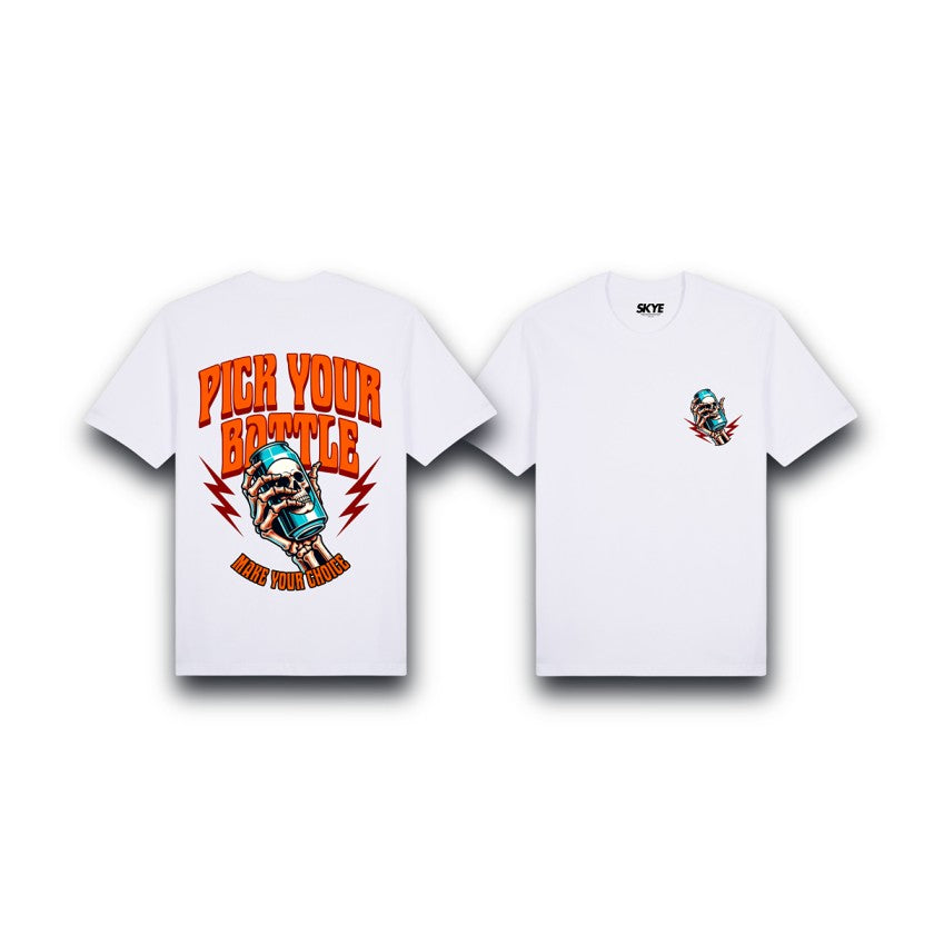 Skye6_Premium_Tee_Pick_Your_Battle_White