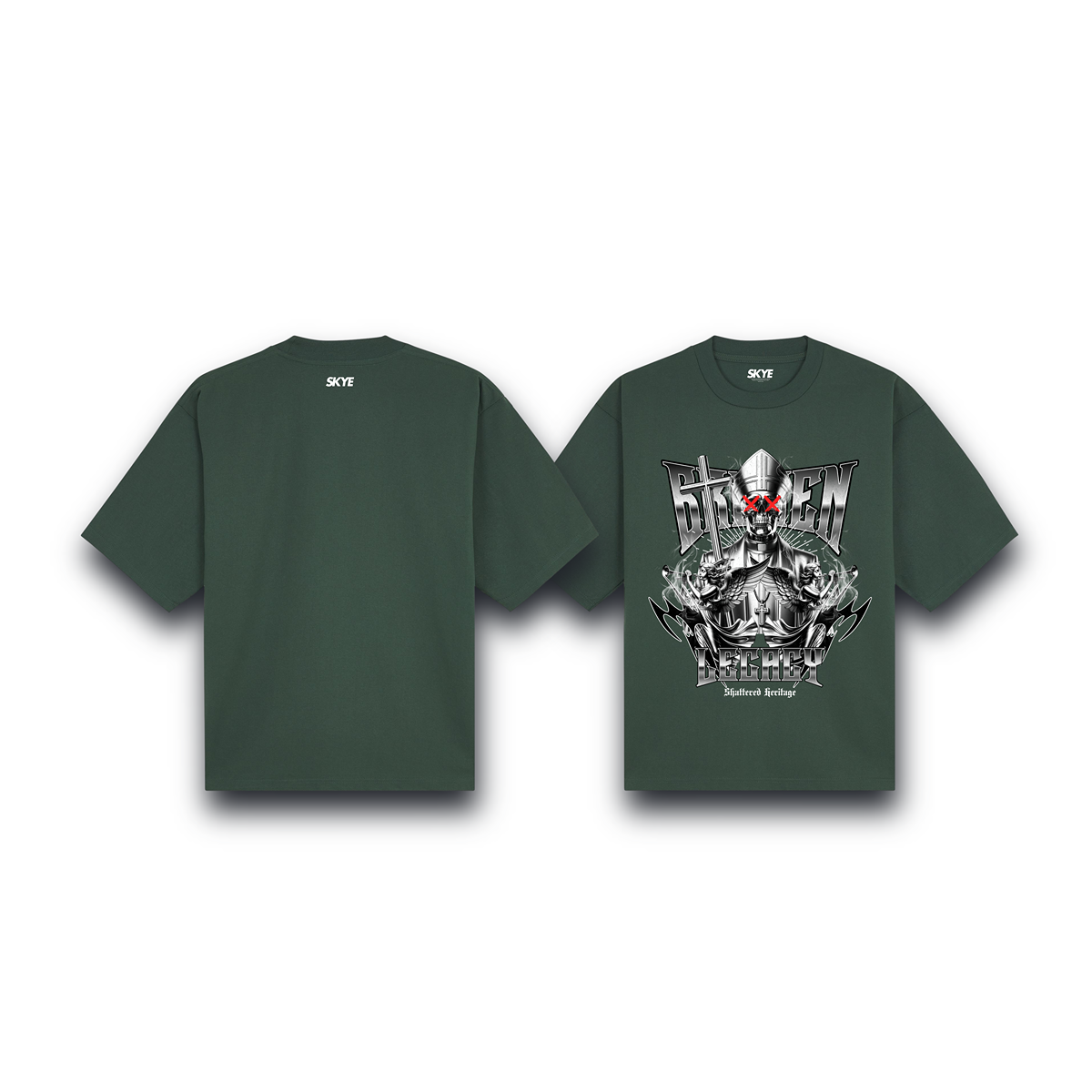 Skye70_Oversized_Tee_Broken_Legacy_Dark_Green