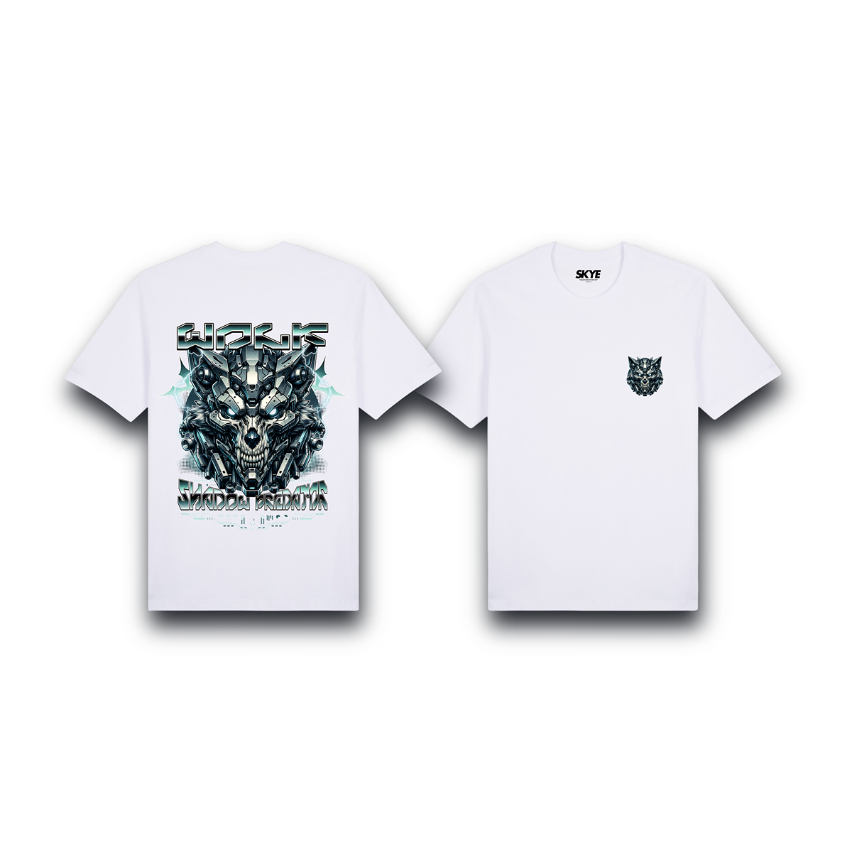 Skye71_Premium_Tee_Wolf_Shadow_Predator_White