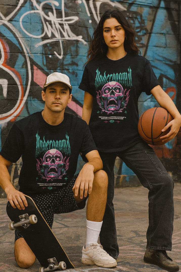 Skye74 Premium Tee: Underground Black