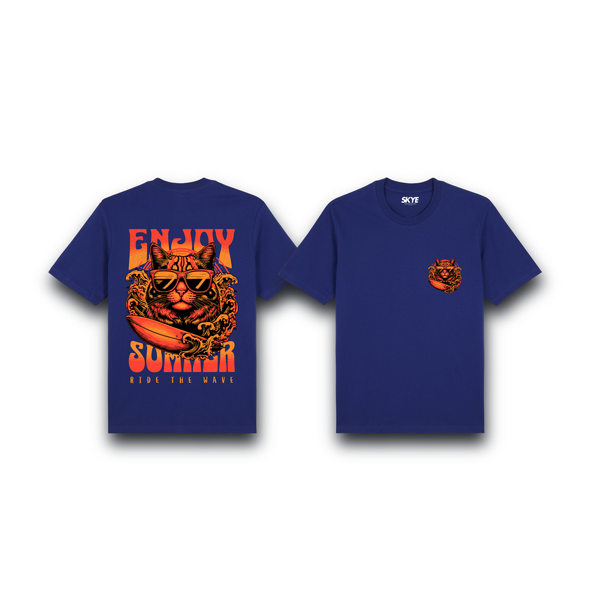 Skye75_Premium_Tee_Ride_The_Wave_Blue