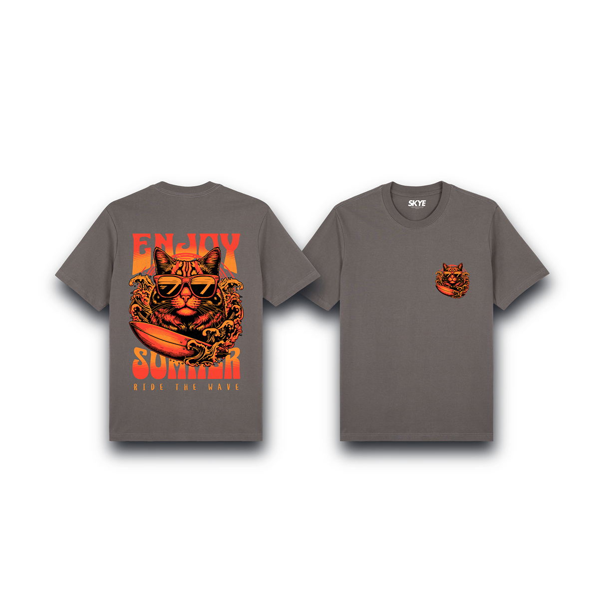 Skye75_Premium_Tee_Ride_The_Wave_Gray
