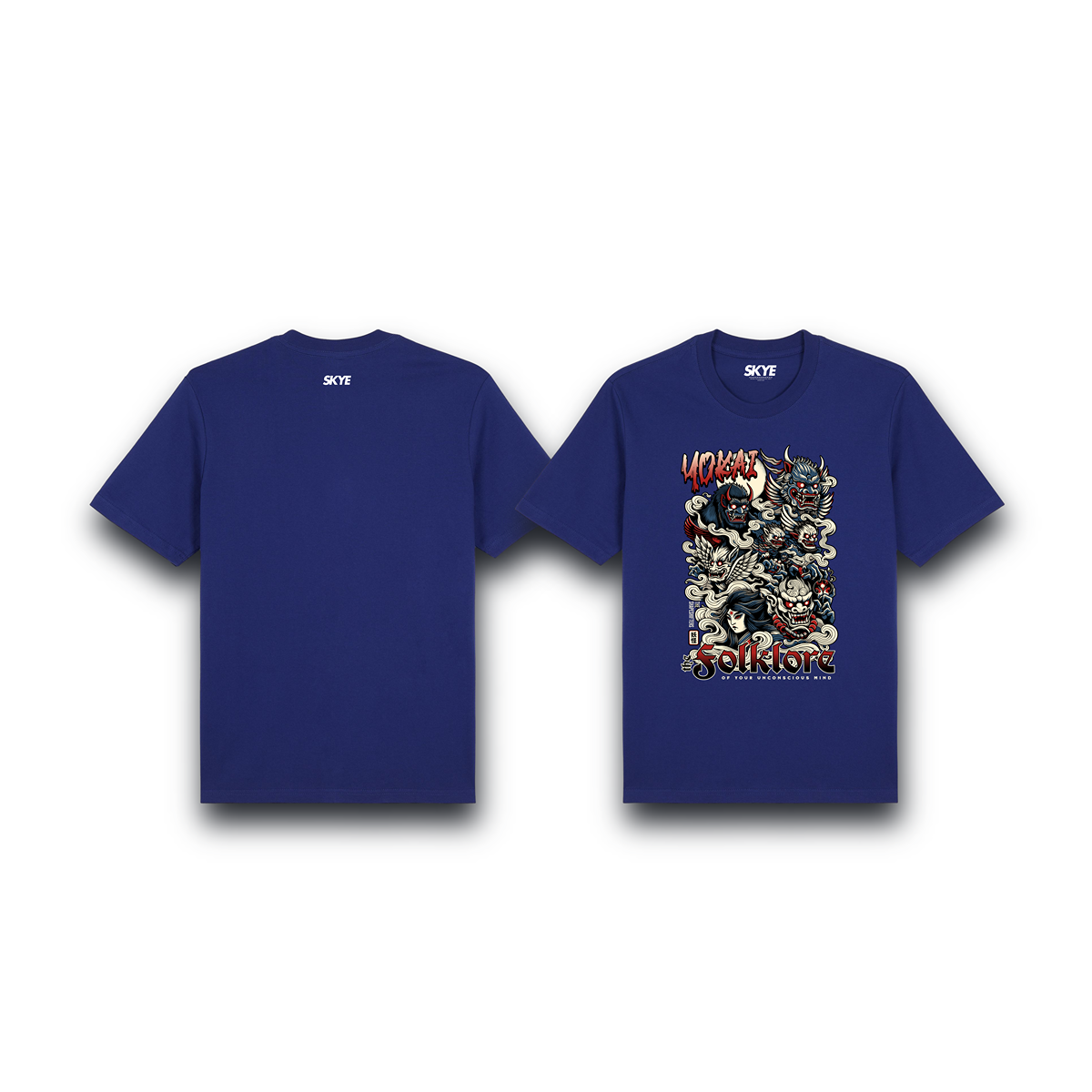 Skye80_Premium_Tee_Yokai_Folklore_Blue