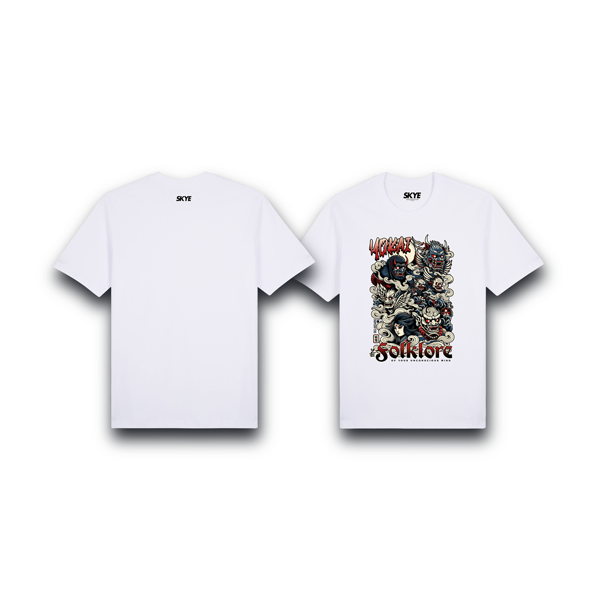 Skye80_Premium_Tee_Yokai_Folklore_White
