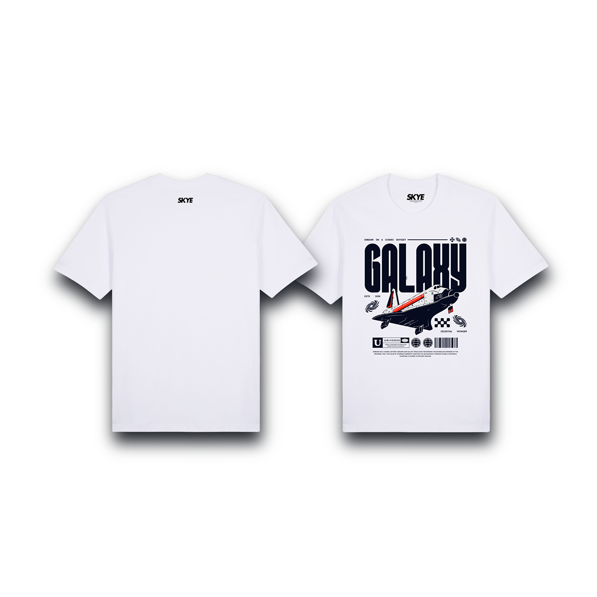 Skye84_Premium_Tee_Galaxy_Spacecraft_White
