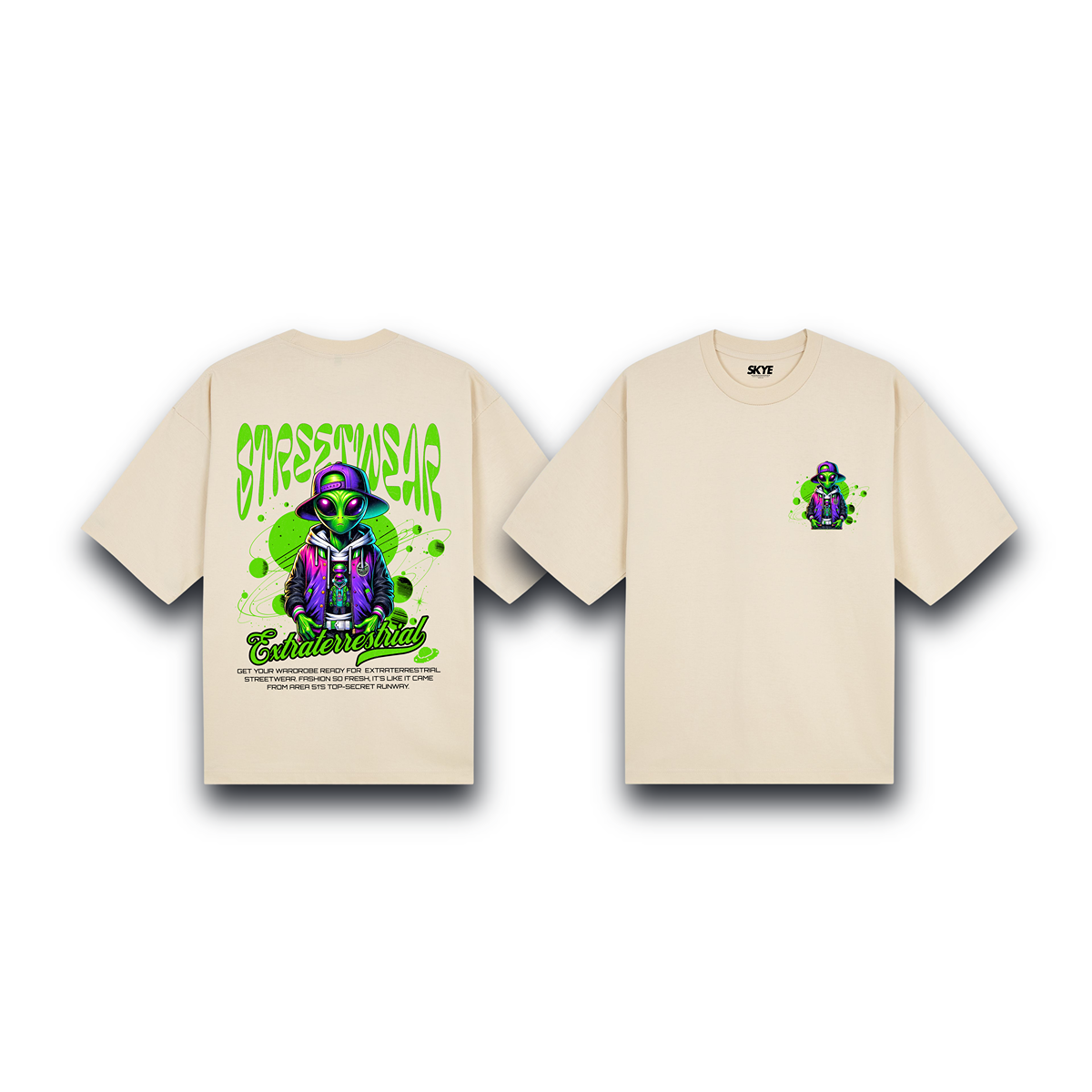 Skye87_Oversized_Tee_Extraterrestrial Streetwear_Oats