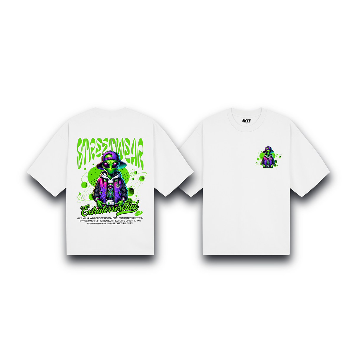 Skye87_Oversized_Tee_Extraterrestrial Streetwear_White