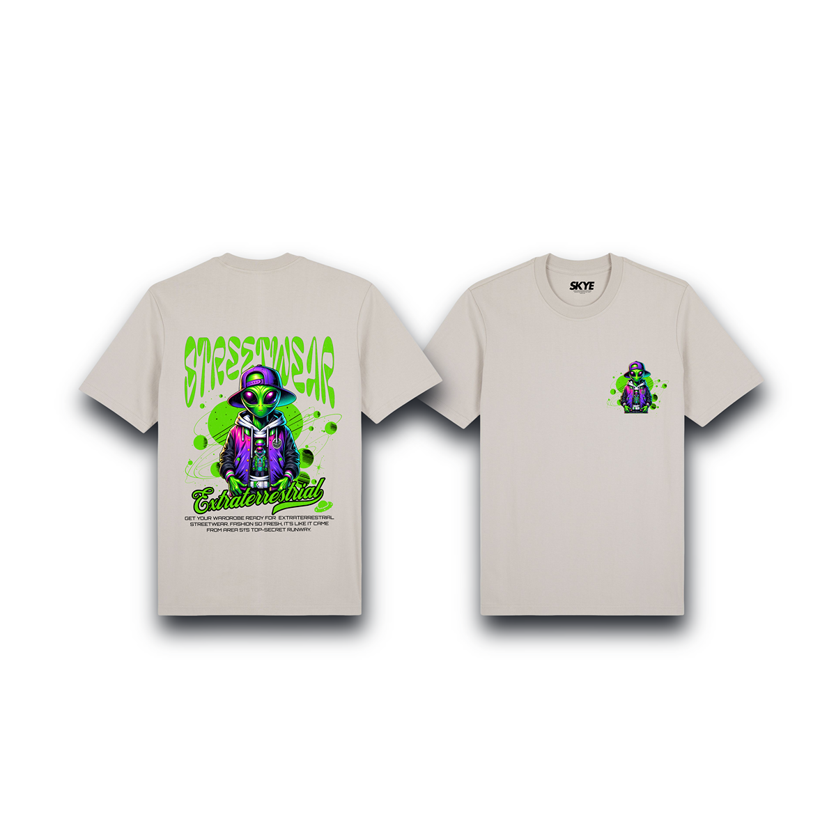 Skye87_Premium_Tee_Extraterrestrial_Streetwear_Beige