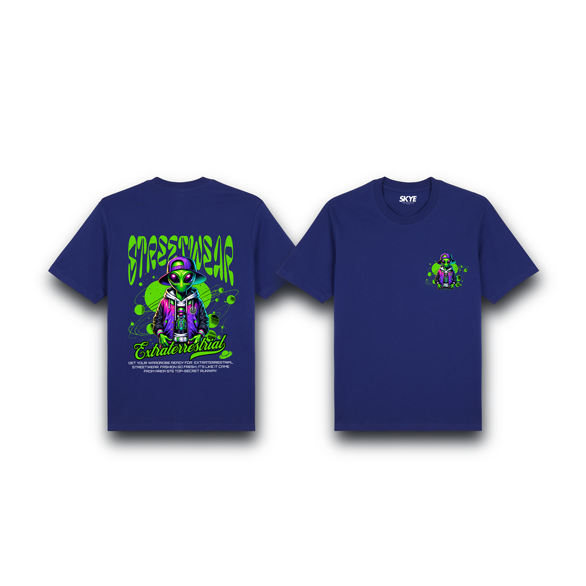 Skye87_Premium_Tee_Extraterrestrial_Streetwear_Blue