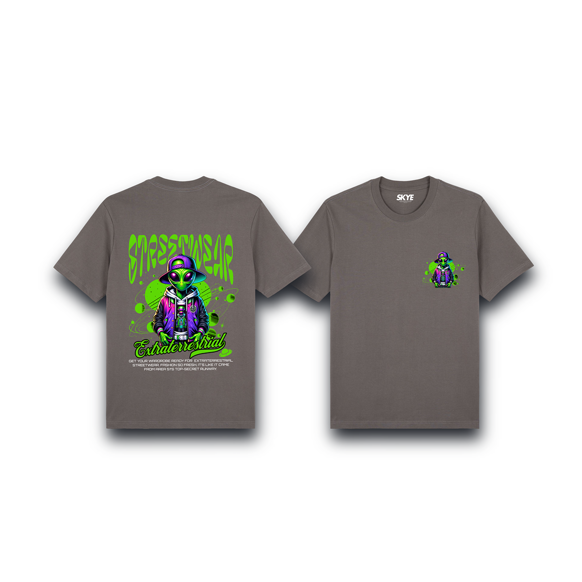 Skye87_Premium_Tee_Extraterrestrial_Streetwear_Gray