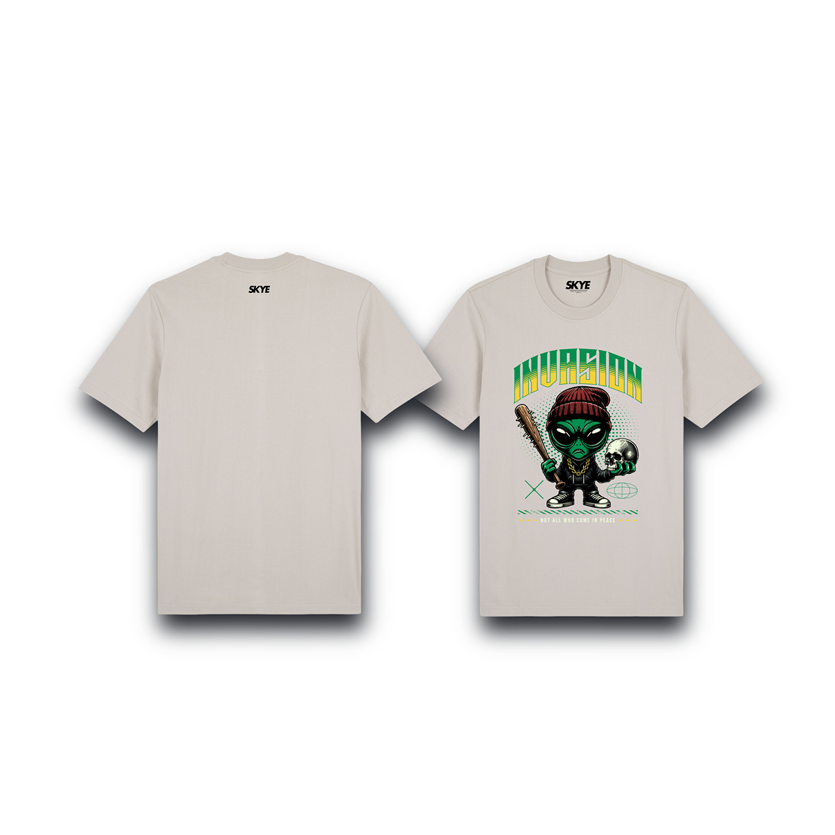 Skye88_Premium_Tee_Alien_Invasion_Beige