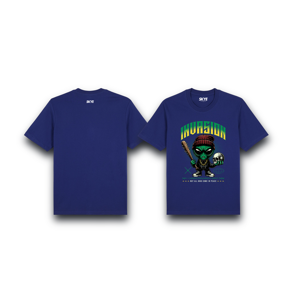 Skye88_Premium_Tee_Alien_Invasion_Blue